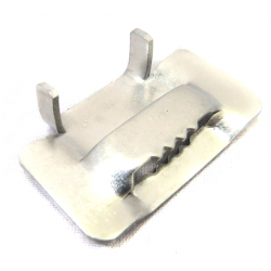Скрепа для монтажной ленты НС-20-Т (с зубьями, C304) (аналоги NB 20, В 20, COT 36, СУ-20)
