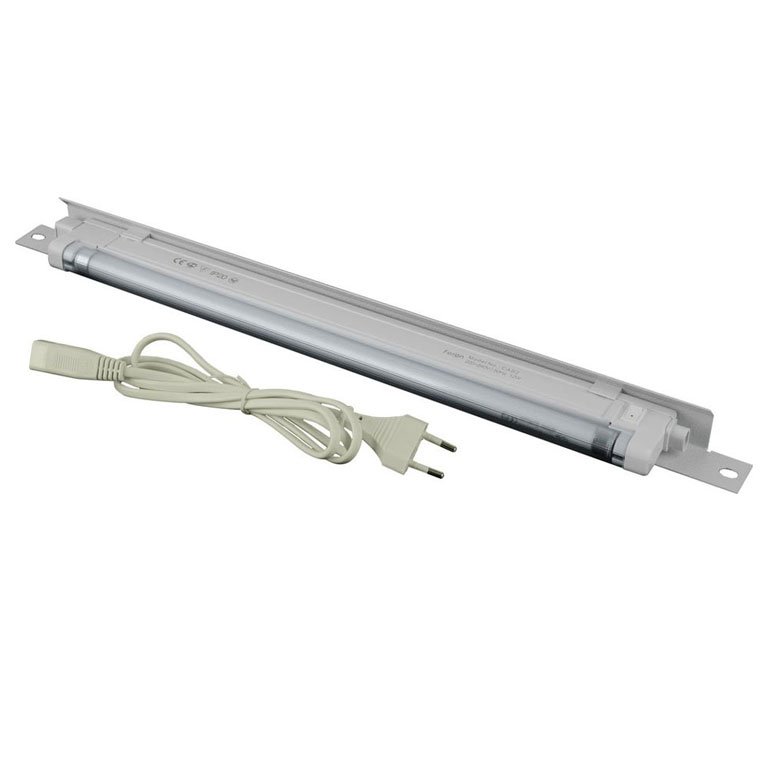 RC19 LO 0020.006 Осветительная панель 19 дюймов, 1U, 12 Вт, цвет серый Ral7035