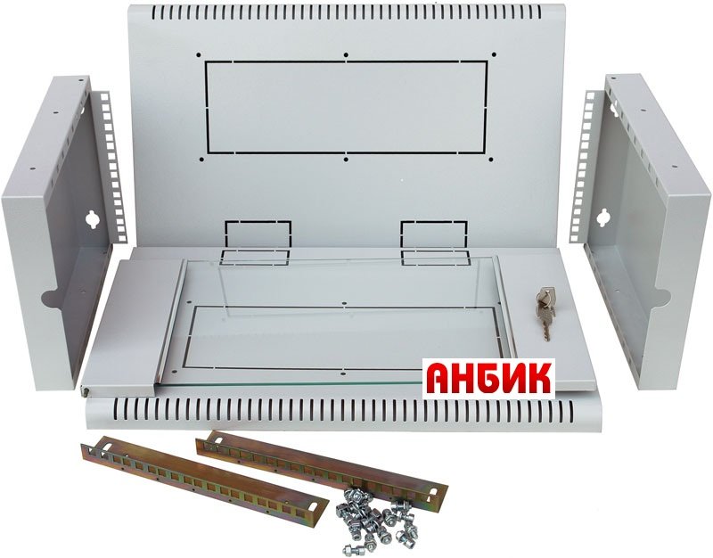 ШРН-Э-6.35 M в разобранном виде шкафа настенного 19 6U фото 2