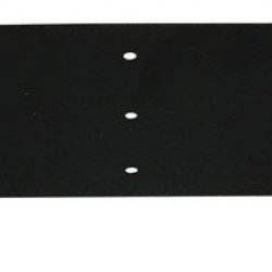 Кронштейн телекоммуникационный настенный вертикальный 3U, цвет черный RC19