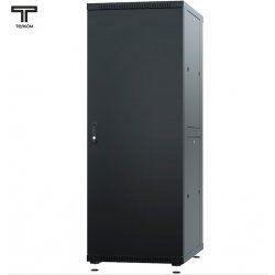 ТЕЛКОМ ТС-42.6.12-ММ Шкаф 42U 600x1200х1987мм (ШхГхВ) телекоммуникационный 19 напольный, передняя дверь металл - задняя дверь металл, цвет черный (RAL9005)