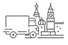 Доставка заказа по Москве грузовым автомобилем