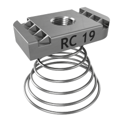 RC19 СГК8-ЭЦ Страт-гайка М8 с короткой пружиной, электрохимическое цинкование